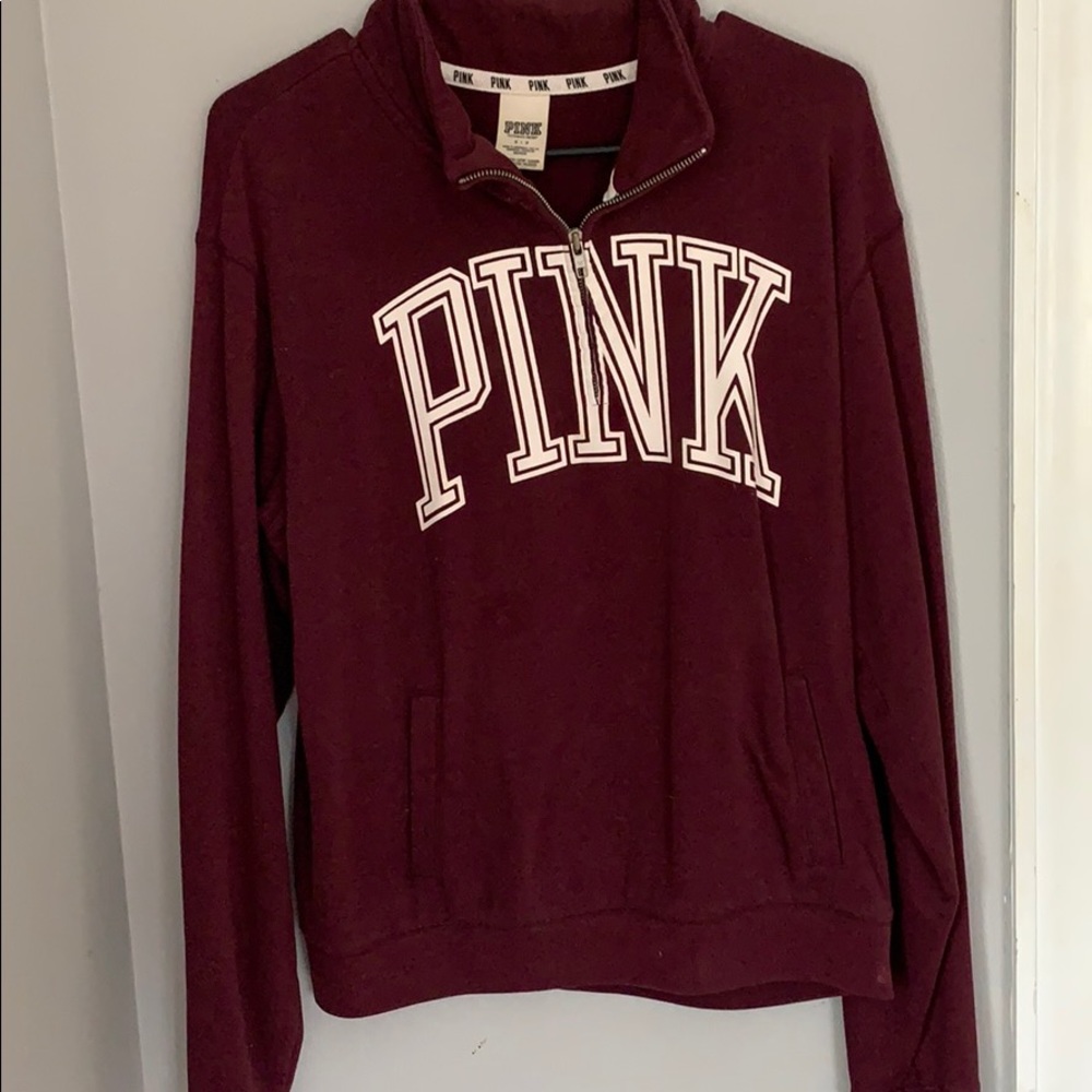 VS Pink Maroon Sweatshirt